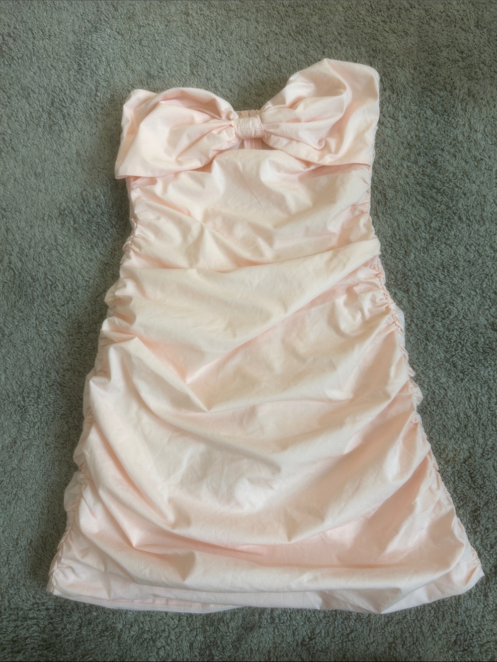 Lucy in the Sky Light Pink Strapless Bow Dress